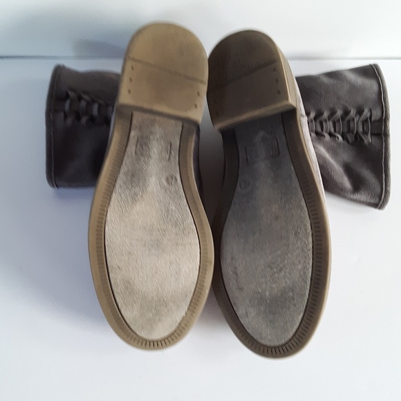 Dolce by Mojo Moxy gray faux suede boots - Picture 5 of 7